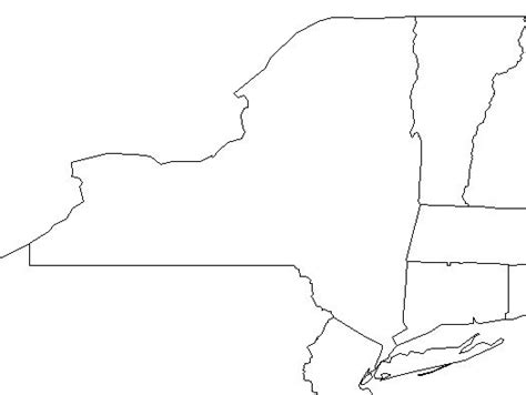 Blank Map Of New England States New England States Blank Outline