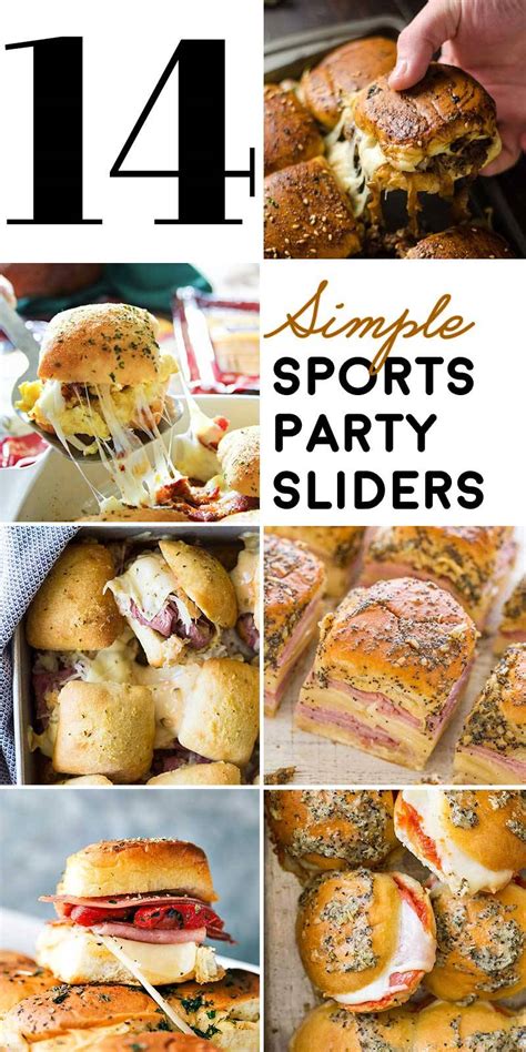 14 Simple Sports Party Sliders If You’re Looking Homemade Hooplah