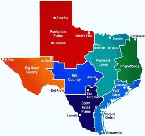 Lista Foto Mapa De Texas Con Division Politica Y Nombres El Ltimo