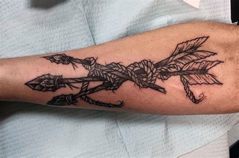 50 Traditional Arrow Tattoo Designs For Men Archery Ideas