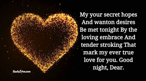 Goodnight Love Poems For Your Girlfriend