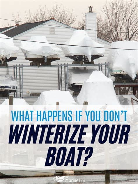 Boats Are Covered With Snow And The Words What Happens If You Dont
