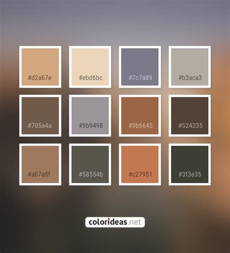 Tan Gray Dim Gray 9b9498 Color Palette Color Palette Ideas