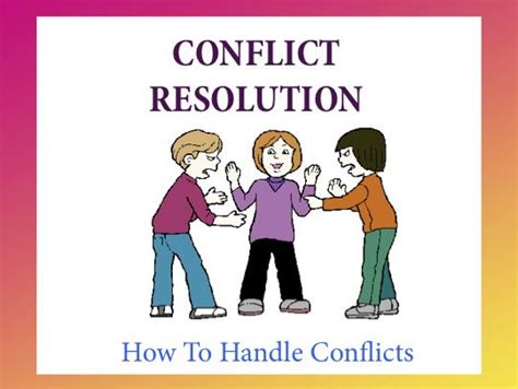 Conflict Resolution How To Handle Conflicts Teaching