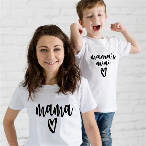 Camisetas Familiares Para Madre E Hija Camisa Familiar A Juego Ropa