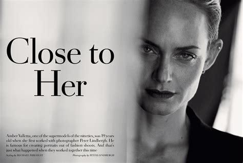 Amber Valletta S Beauty Portraits By Peter Lindbergh In Zeitmagazin S International Issue Out