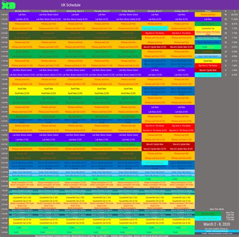 Disney Schedule Thread And Archive — Disneyschedules Here’s Disney Xd Uk’s Schedule