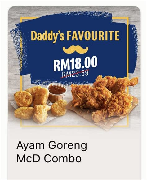 【mcdonalds Launched Fathers Day Promotion From Today Till June 20 Deals From Rm199