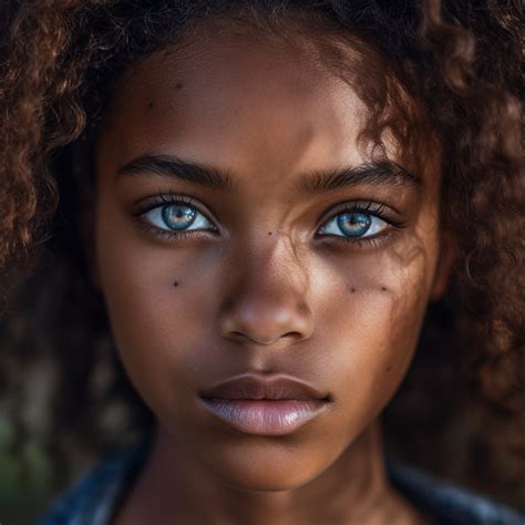 the fascinating phenomenon of black people with blue eyes