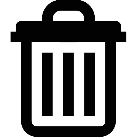 Trash Icon Vector 148857 Free Icons Library