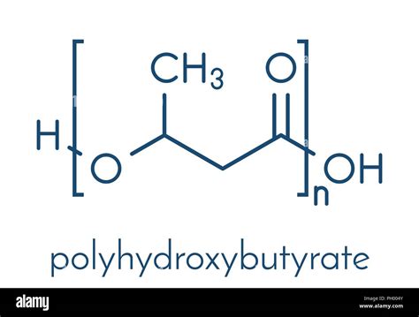 Polyhydroxybutyrate Phb Biodegradable Plastic Chemical Structure