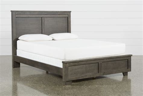 Marco Charcoal California King Panel Bed Living Spaces