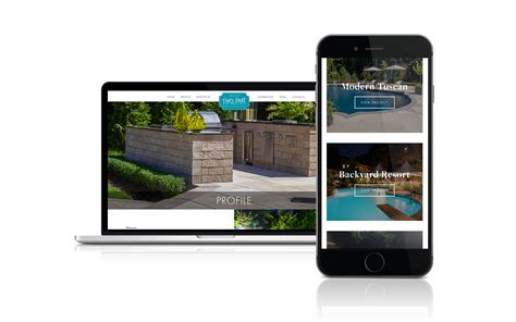 Case Study New Website For A High End Landscape Design And Build Firm On