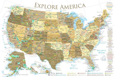 Map Of National Parks Photos