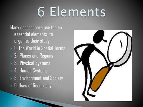 Ppt The 6 Elements Of Geography Powerpoint Presentation Free