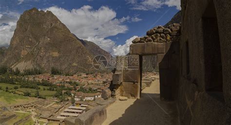 秘鲁库斯科省ollantaytambo考古遗址的diez高清图片下载 正版图片505853384 摄图网