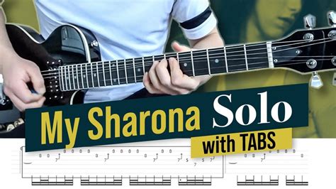 How To Play The Guitar Solo Of My Sharona The Knack Lesson Tab Tutorial Cover