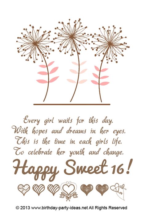 Sweet 16 Birthday Quotes For Girls Quotesgram