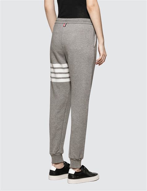 Thom Browne Classic Sweatpants In Classic Loop Back W Engineered 4 Bar