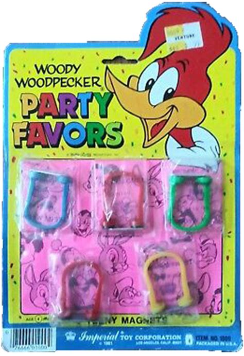 Woody Woodpecker Imperial Party Favors Magnets Walter Lantz Wiki