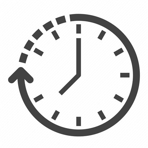 Arrow Clock Date Time Icon Download On Iconfinder