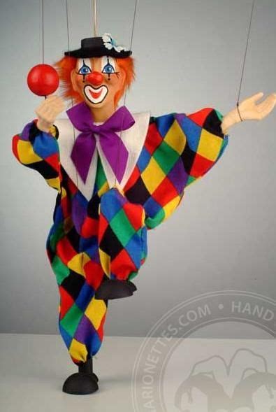 Clown Marionette Clown Send In The Clowns Polymer Clay Crafts