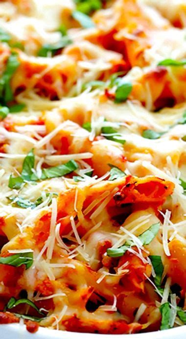 Chicken Parmesan Baked Ziti Very Good Dish I Recommend Adding A Bit