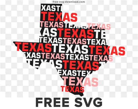 Map Texas Vector Image Svg Free Svg Download