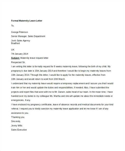Sample Letter To Employer Requesting Family Medical Leave