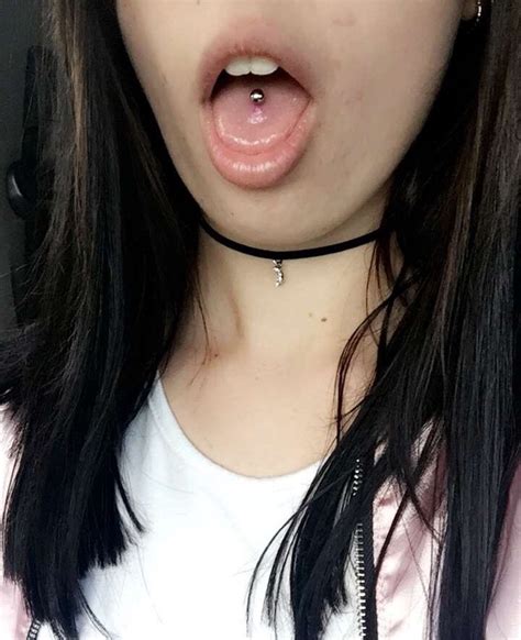 My Fresh Tongue Piercing By Caitlin At Flesh Impressions In Broadbeach