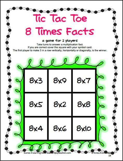 Take a look at these neat printable tic tac toe games from dutch renaissance 1. Fun Games 4 Learning: Giving Away Tic Tac Toe Math Fun ...