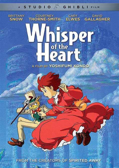 Mimi wo sumaseba, (english title whisper of the heart) is a rich and wonderful film, worthy seeing again and again (and again). Whisper of the Heart DVD