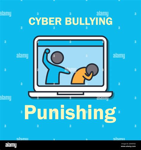 Cyber Bullying On Internet For Cyber Bullying Concept Vector Illustration Stock Vector Image