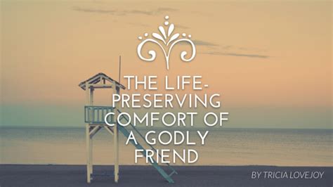 The Life Preserving Comfort Of A Godly Friend Send Network