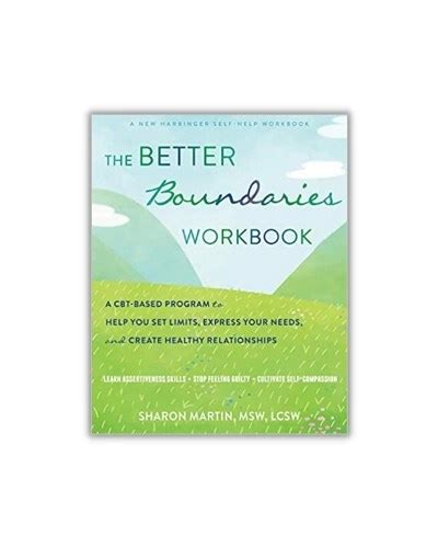 Better Boundaries Workbook By Sharon Martin Live Well With Sharon Martin