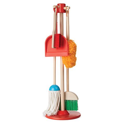 Melissa And Doug Cleaning Kit With Stand 6 Pieces 3 Yrs