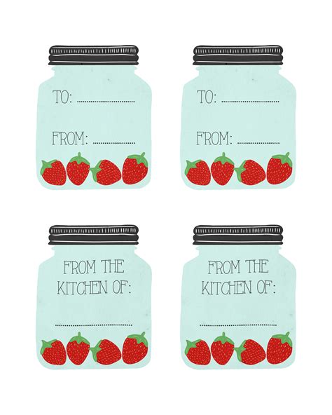 Thanks for sharing you mason jar printables! FREE Printable Mason Jar Recipe Cards and Matching Gift Tags - The Cottage Market