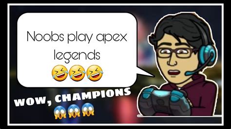 Apex Legends Champion When Noobs Play Apex Legends Youtube