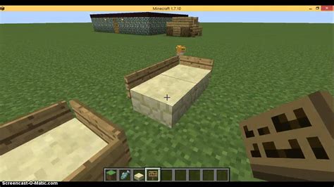 Minecraft Tutorial How To Make A Catdog Bed Youtube