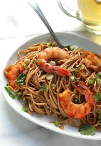 Chinese hoisin sauce gives this healthy sesame noodle recipe just a touch of sweetness. Super Simple Garlic and Ginger Shrimp Soba Noodles | Recipe | Soba noodles, Asian recipes ...