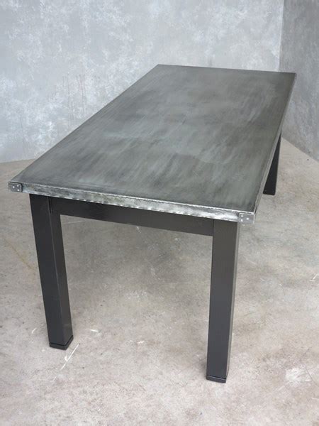 Zinc Top Indoor Or Outdoor Garden Table