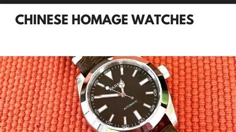 Affordable Chinese Homage Watches The 8 Best Brands Chronopolis