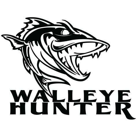 Walleye Fishing Sticker Walleye Decal Walleye Fishing Decal