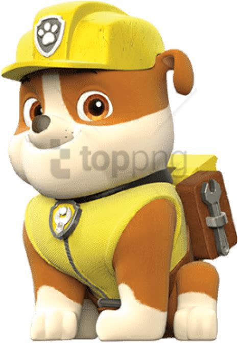 Patrulha Canina Png Imagens Png Rubble Paw Patrol Paw Patrol Images