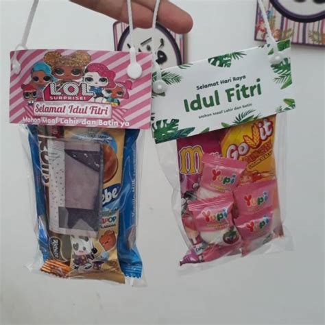 Plastik kerap dimanfaatkan sebagai pembungkus makanan ringan yang hadir berbagai ukuran. 10 TAS SNACK LEBARAN PLASTIK THR AMPLOP LEBARAN pernik lebaran grosir | Shopee Indonesia
