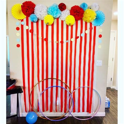 Circus Partythe Greatest Showman Photo Booth Wall Fall Carnival Diy