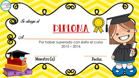 Diplomas Para Premiar A Nuestros Alumnos Imagenes Educativas
