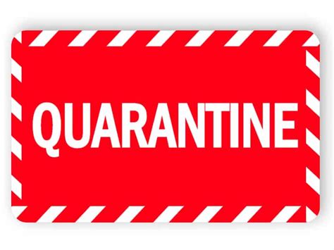 Coronavirus Covid 19 Quarantine Signs Select Pre Made Signs Or