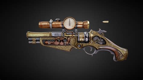 Steampunk Gun Download Free 3d Model By Andriy Shekh Sheh5262