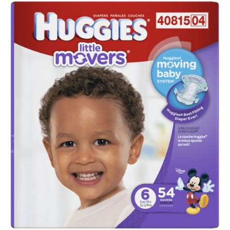 Huggies Size 6 Little Movers Diapers 54 Ct Frys Food Stores